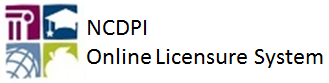 NCDPI Online Licensure System