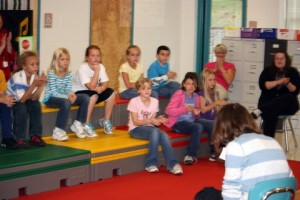 Students step back in time.  Traditional Appalachian music program comes to Clyde Elementary