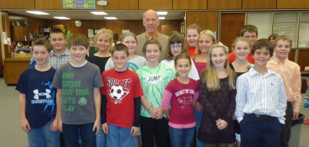 Mayor Brown visits Junaluska Elementary