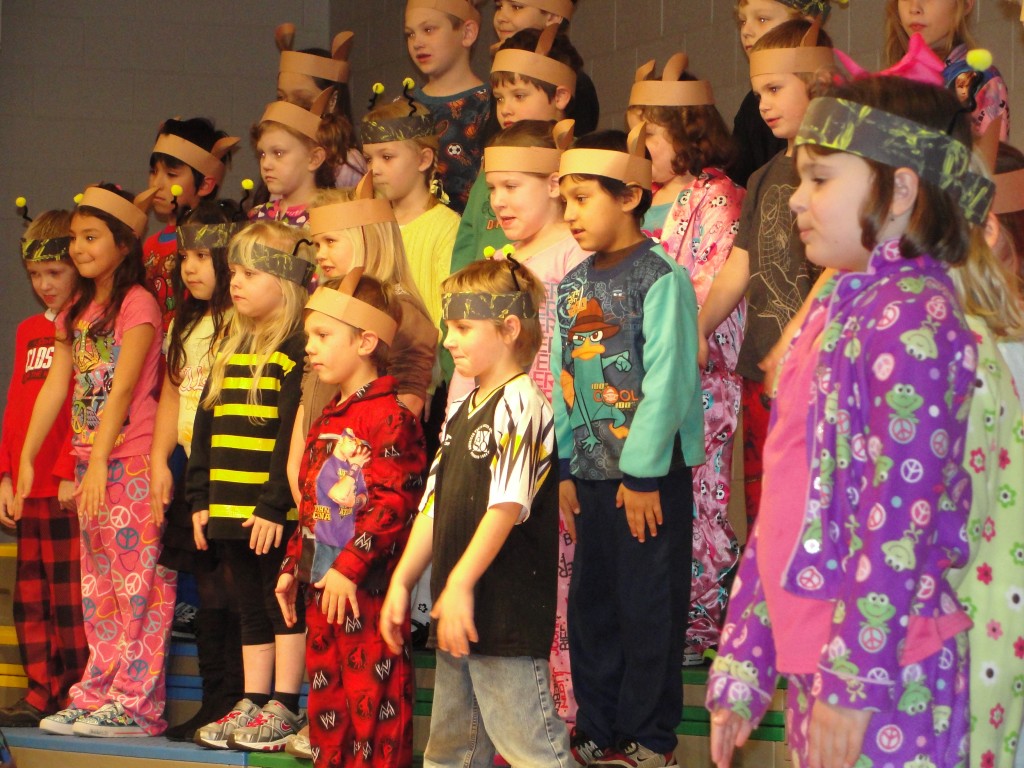 BES First Graders perform “Share Bears” Musical