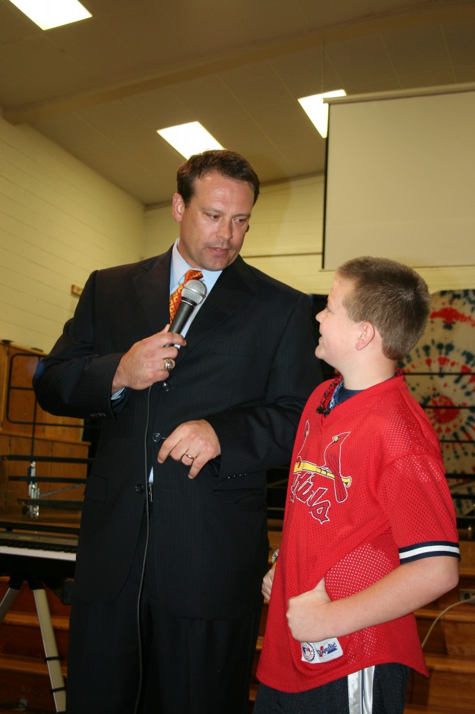 Heath Shuler visits North Canton Elementary