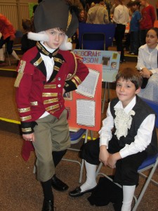 Bethel Elementary Fifth Grade Dresses up for Living Museum of the American Revolution