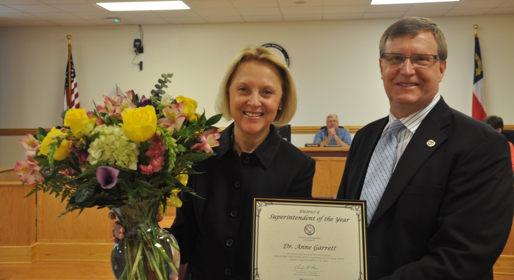 Dr. Anne G. Garrett Named Regional Superintendent of the Year