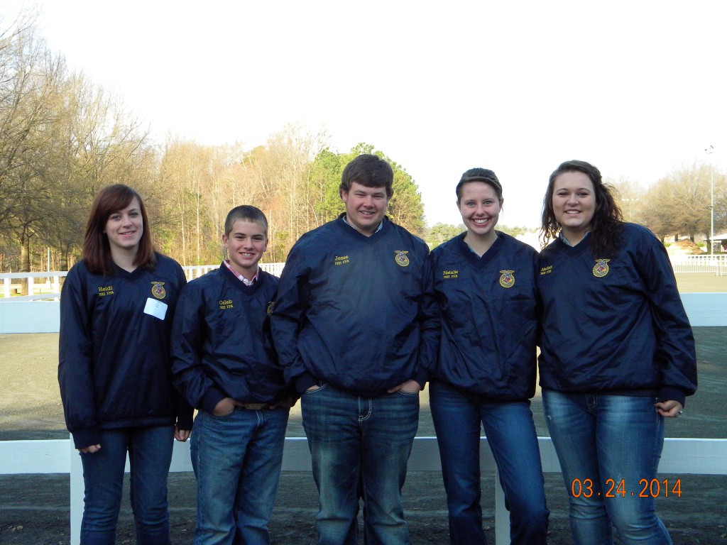 Pisgah High School FFA Livestock Judging Team Competes in Raleigh, NC