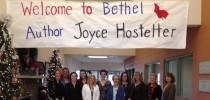 Joyce Hostetter, Author of “Blue,” Visits Bethel Elementary