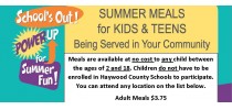 Summer Meals for Kids and Teens